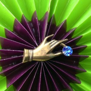 Sadie Green vintage hand pin